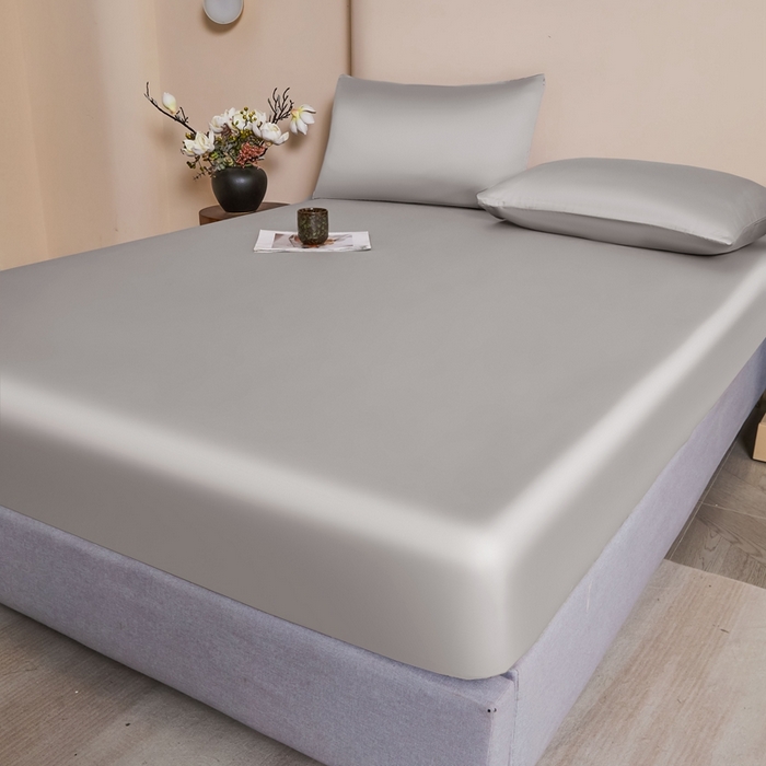 91家纺网 家纺一手货源 找家纺 雅萱家纺 2026新款60s天丝床笠单品床笠床笠单件 60s天丝都市灰