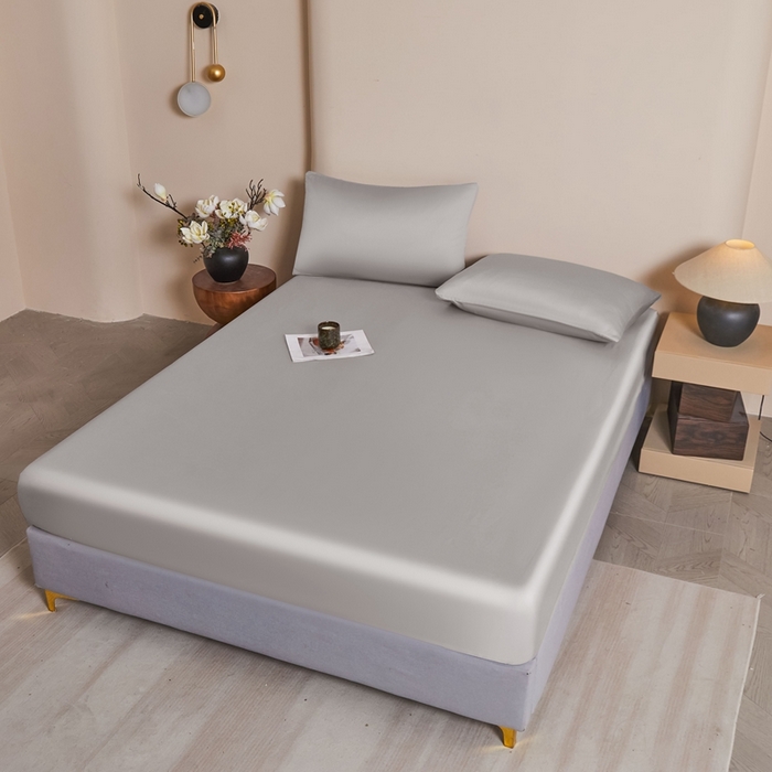 91家纺网 家纺一手货源 找家纺 雅萱家纺 2026新款60s天丝床笠单品床笠床笠单件 60s天丝都市灰