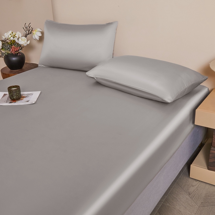 91家纺网 家纺一手货源 找家纺 雅萱家纺 2026新款60s天丝床笠单品床笠床笠单件 60s天丝都市灰