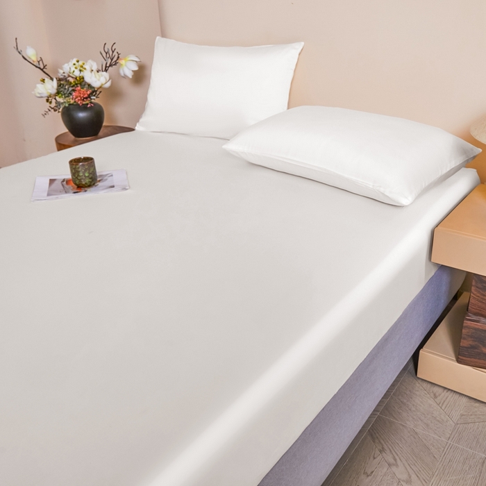 91家纺网 家纺一手货源 找家纺 雅萱家纺 2026新款60s天丝床笠单品床笠床笠单件 60S天丝古董白