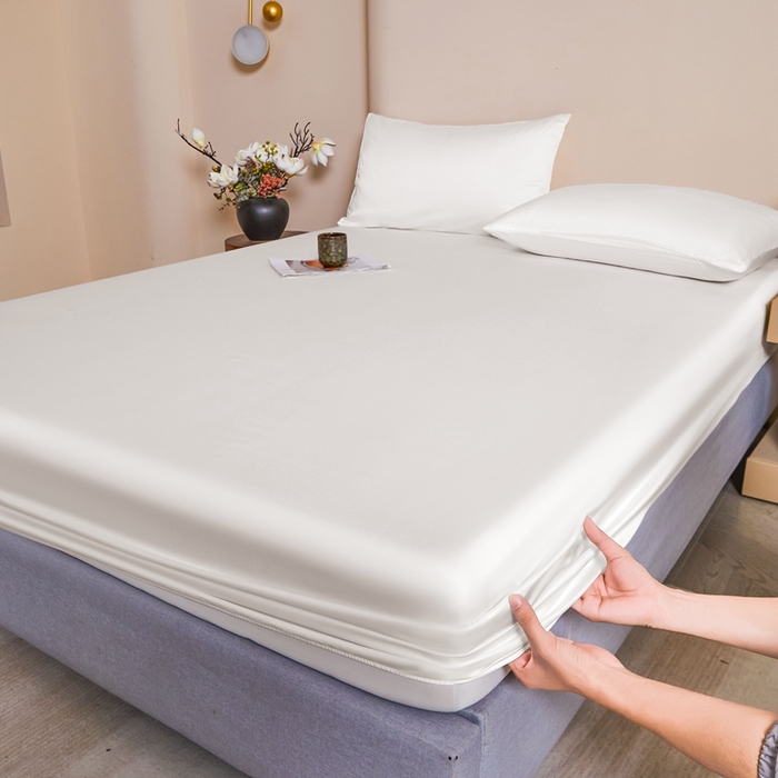 91家纺网 家纺一手货源 找家纺 雅萱家纺 2026新款60s天丝床笠单品床笠床笠单件 60S天丝古董白