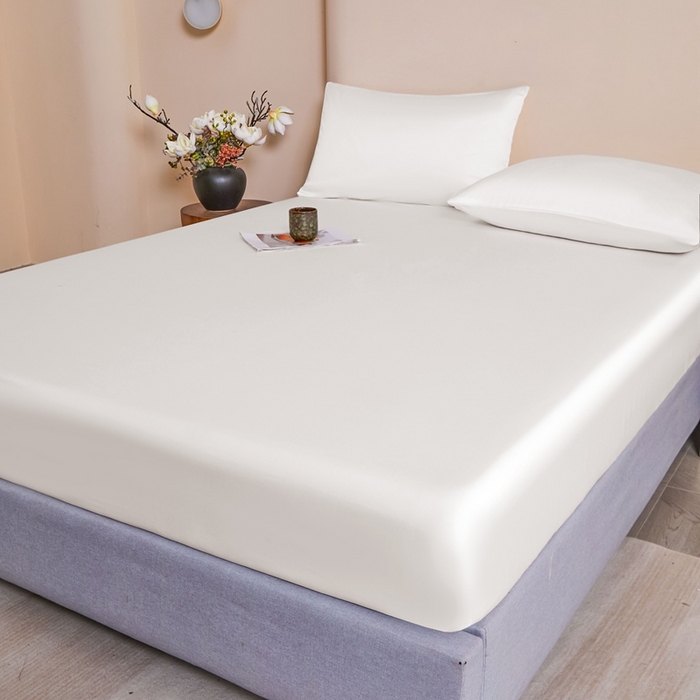 91家纺网 家纺一手货源 找家纺 雅萱家纺 2026新款60s天丝床笠单品床笠床笠单件 60S天丝古董白