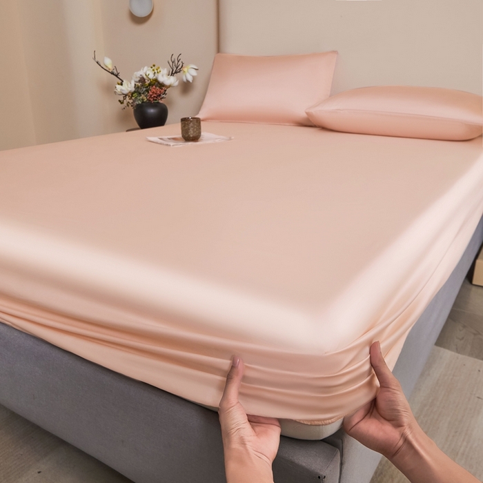 91家纺网 家纺一手货源 找家纺 雅萱家纺 2026新款60s天丝床笠单品床笠床笠单件 60s天丝海贝粉