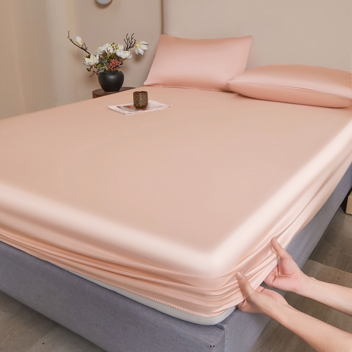 91家纺网 家纺一手货源 找家纺 雅萱家纺 2026新款60s天丝床笠单品床笠床笠单件 60s天丝海贝粉