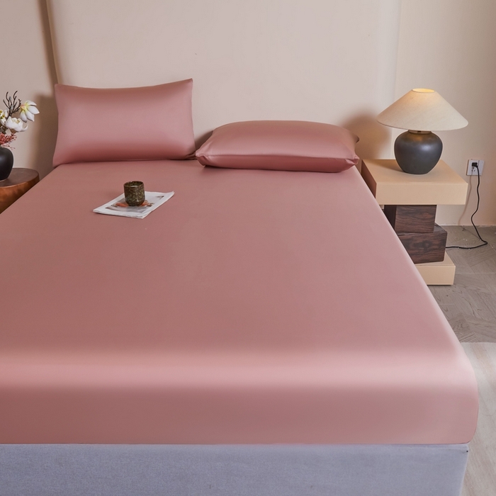 91家纺网 家纺一手货源 找家纺 雅萱家纺 2026新款60s天丝床笠单品床笠床笠单件 60s天丝浆果粉