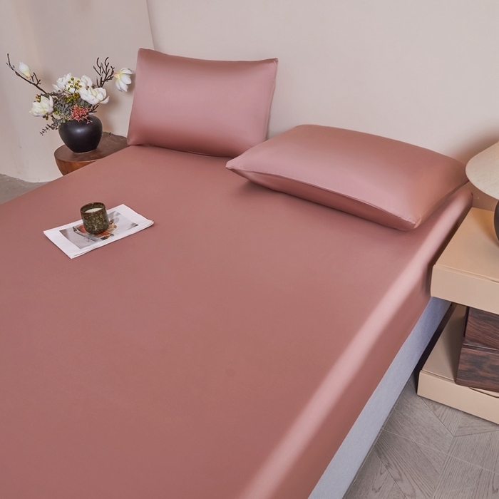 91家纺网 家纺一手货源 找家纺 雅萱家纺 2026新款60s天丝床笠单品床笠床笠单件 60s天丝浆果粉