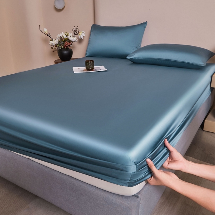 91家纺网 家纺一手货源 找家纺 雅萱家纺 2026新款60s天丝床笠单品床笠床笠单件 60s天丝黎明兰