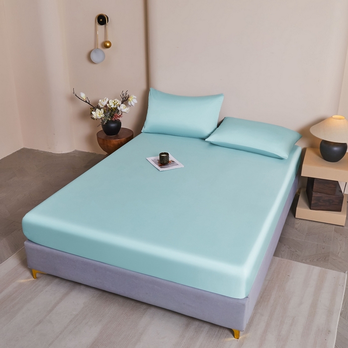 91家纺网 家纺一手货源 找家纺 雅萱家纺 2026新款60s天丝床笠单品床笠床笠单件 60s天丝天水兰