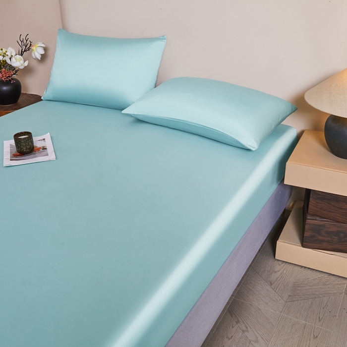 91家纺网 家纺一手货源 找家纺 雅萱家纺 2026新款60s天丝床笠单品床笠床笠单件 60s天丝天水兰