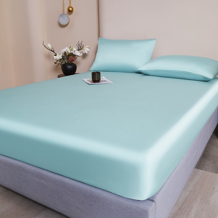 91家纺网 家纺一手货源 找家纺 雅萱家纺 2026新款60s天丝床笠单品床笠床笠单件 60s天丝天水兰