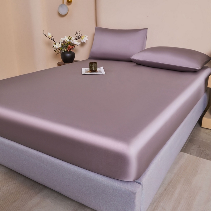 91家纺网 家纺一手货源 找家纺 雅萱家纺 2026新款60s天丝床笠单品床笠床笠单件 60s天丝悠悠紫