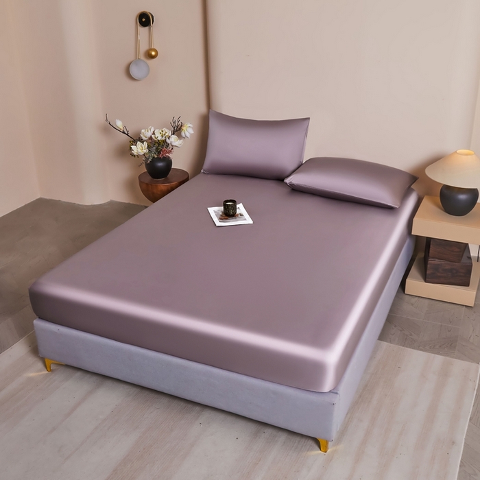 91家纺网 家纺一手货源 找家纺 雅萱家纺 2026新款60s天丝床笠单品床笠床笠单件 60s天丝悠悠紫