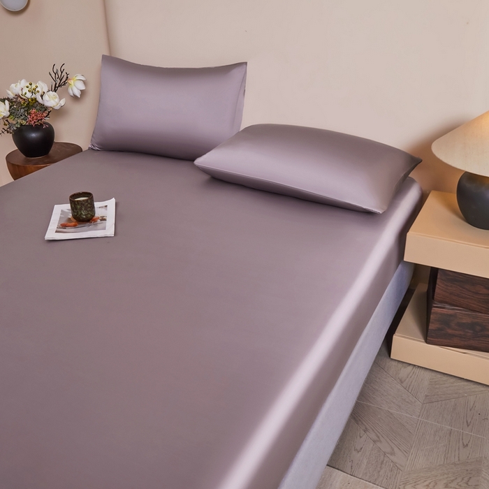 91家纺网 家纺一手货源 找家纺 雅萱家纺 2026新款60s天丝床笠单品床笠床笠单件 60s天丝悠悠紫