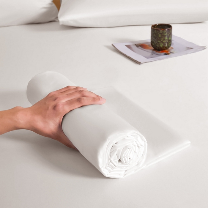 91家纺网 家纺一手货源 找家纺 雅萱家纺 2026新款60s天丝床单单品床单床单单件 60S天丝古董白