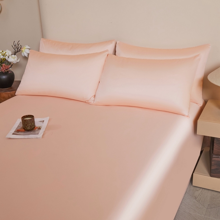 91家纺网 家纺一手货源 找家纺 雅萱家纺 2026新款60s天丝床单单品床单床单单件 60s天丝海贝粉