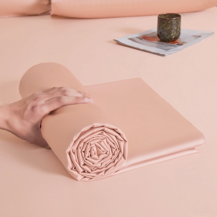 91家纺网 家纺一手货源 找家纺 雅萱家纺 2026新款60s天丝床单单品床单床单单件 60s天丝海贝粉