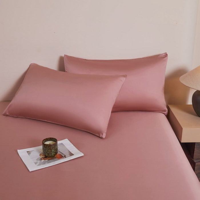 91家纺网 家纺一手货源 找家纺 雅萱家纺 2026新款60s天丝床单单品床单床单单件 60s天丝浆果粉