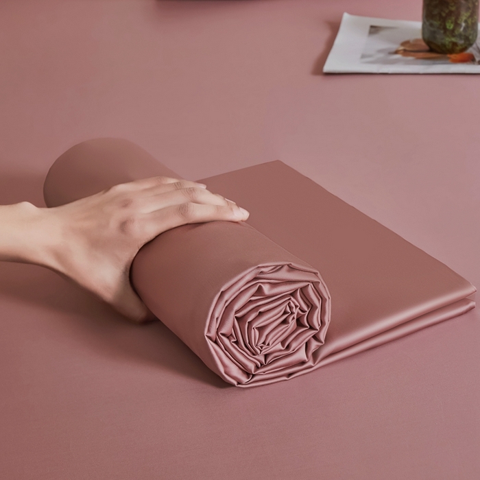 91家纺网 家纺一手货源 找家纺 雅萱家纺 2026新款60s天丝床单单品床单床单单件 60s天丝浆果粉