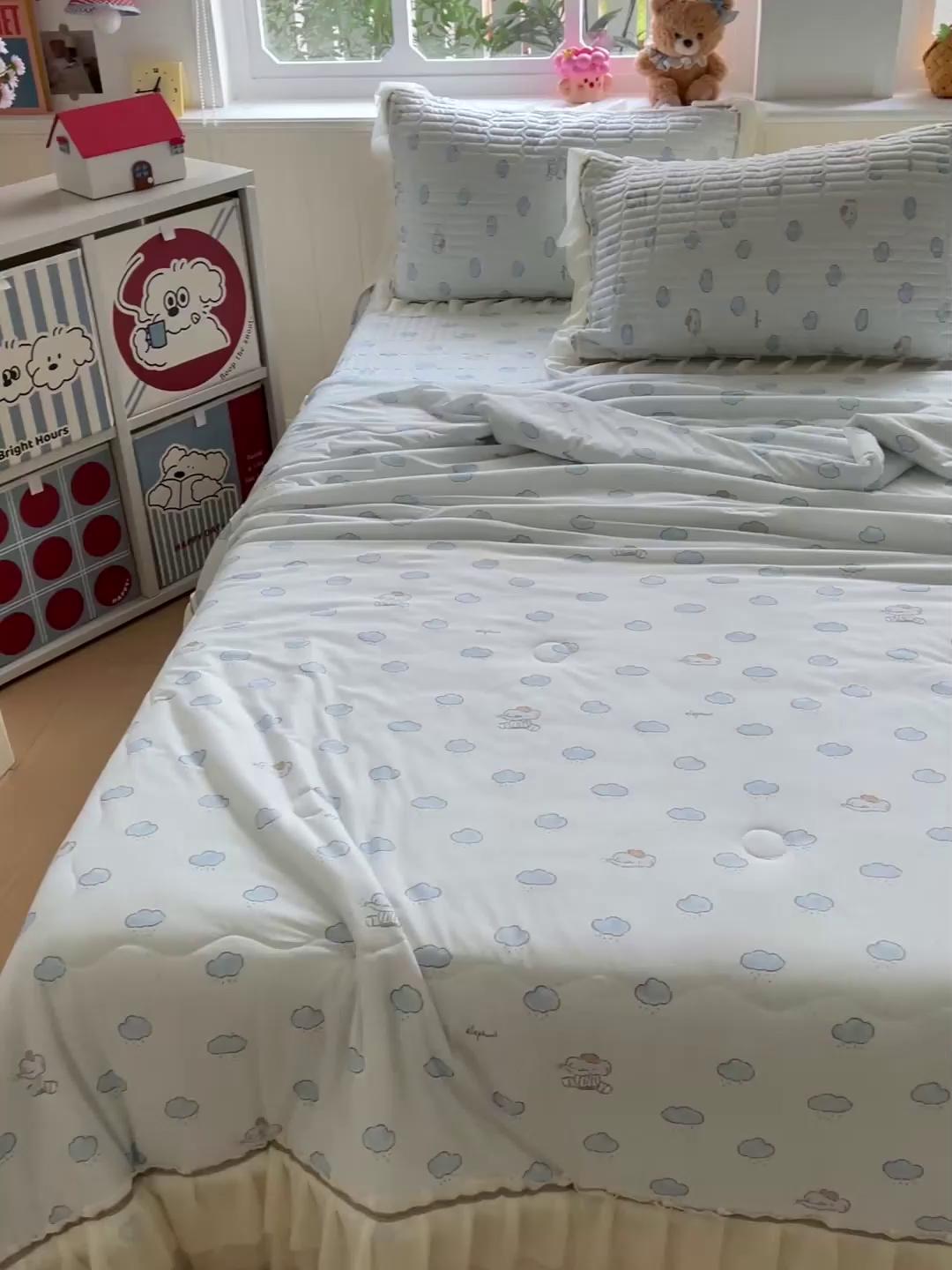 91家纺网 家纺一手货源 找家纺 富米莱（原臻工厂） 2026新款高奢维密花边冰肤格凉感夏凉被床盖夏被四件套 夏被床盖-云间小象