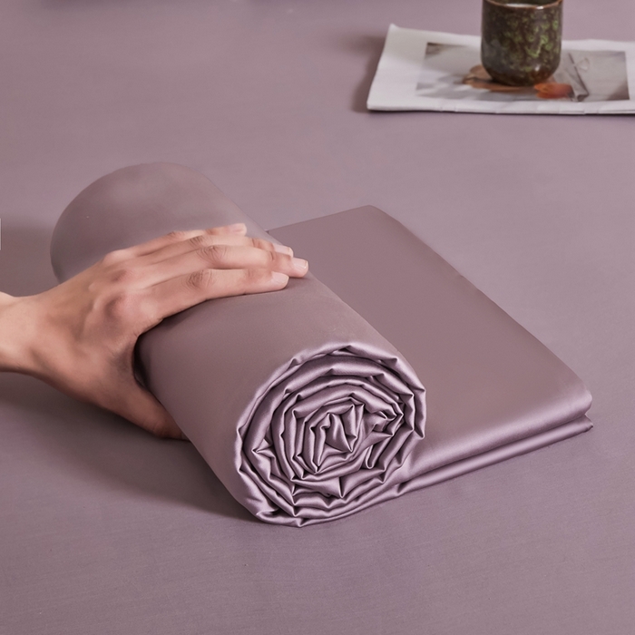 91家纺网 家纺一手货源 找家纺 雅萱家纺 2026新款60s天丝床单单品床单床单单件 60s天丝悠悠紫