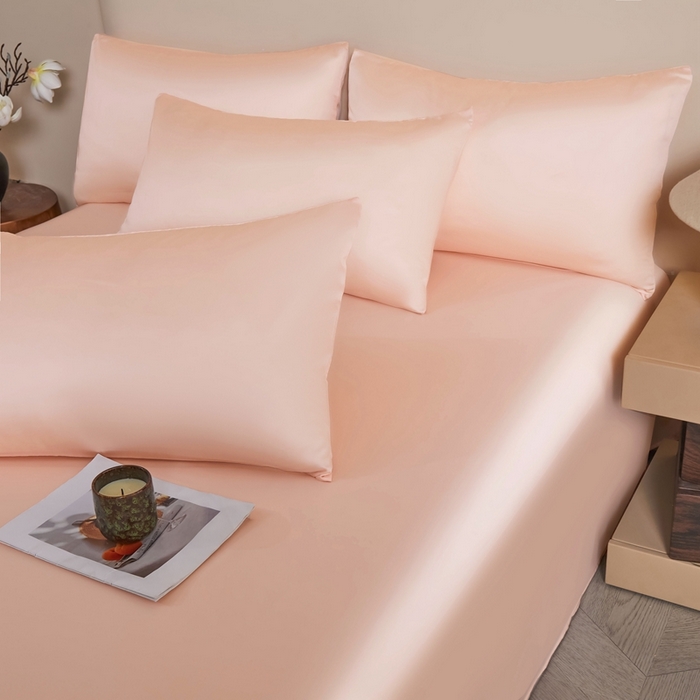 91家纺网 家纺一手货源 找家纺 雅萱家纺 2026新款60s天丝枕套单品枕套枕套单件 60s天丝海贝粉