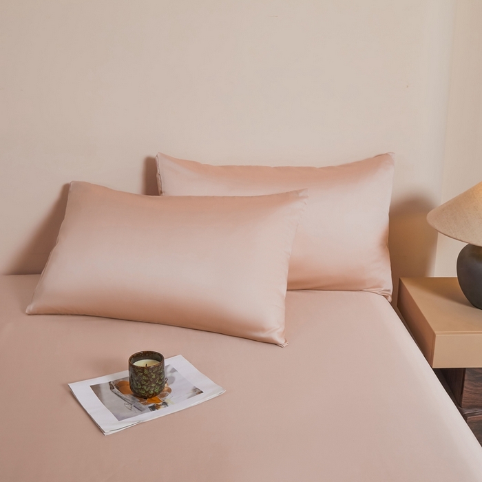 91家纺网 家纺一手货源 找家纺 雅萱家纺 2026新款60s天丝枕套单品枕套枕套单件 60s天丝柔雾粉