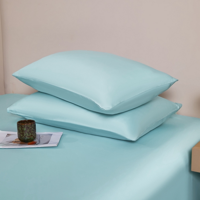 91家纺网 家纺一手货源 找家纺 雅萱家纺 2026新款60s天丝枕套单品枕套枕套单件 60s天丝天水兰