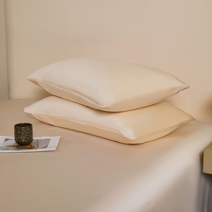 91家纺网 家纺一手货源 找家纺 雅萱家纺 2026新款60s天丝枕套单品枕套枕套单件 60s天丝香槟金