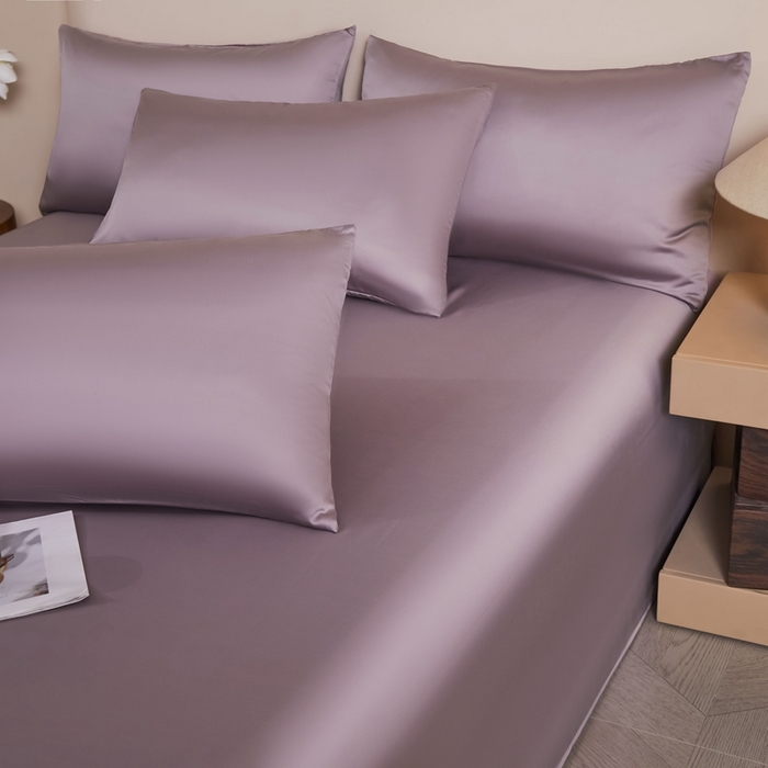 91家纺网 家纺一手货源 找家纺 雅萱家纺 2026新款60s天丝枕套单品枕套枕套单件 60s天丝悠悠紫