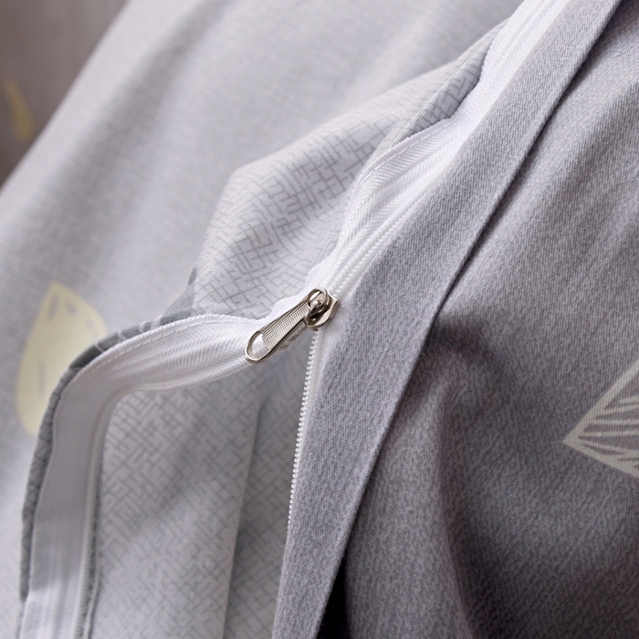 91家纺网 家纺一手货源 找家纺 茗婷家纺 2026新款纯棉学生宿舍上下铺床单款床笠款三件套四季款 启明星-灰