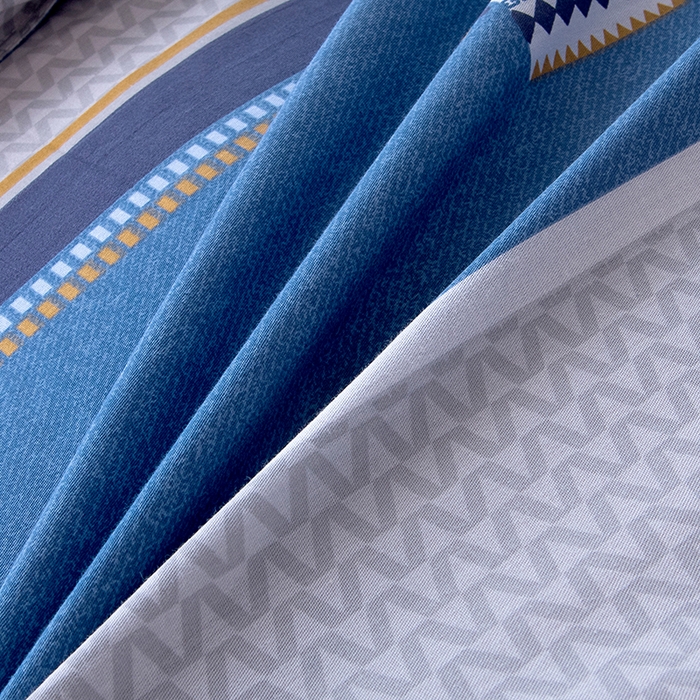 91家纺网 家纺一手货源 找家纺 茗婷家纺 2026新款纯棉学生宿舍上下铺床单款床笠款三件套四季款 时光倒影兰