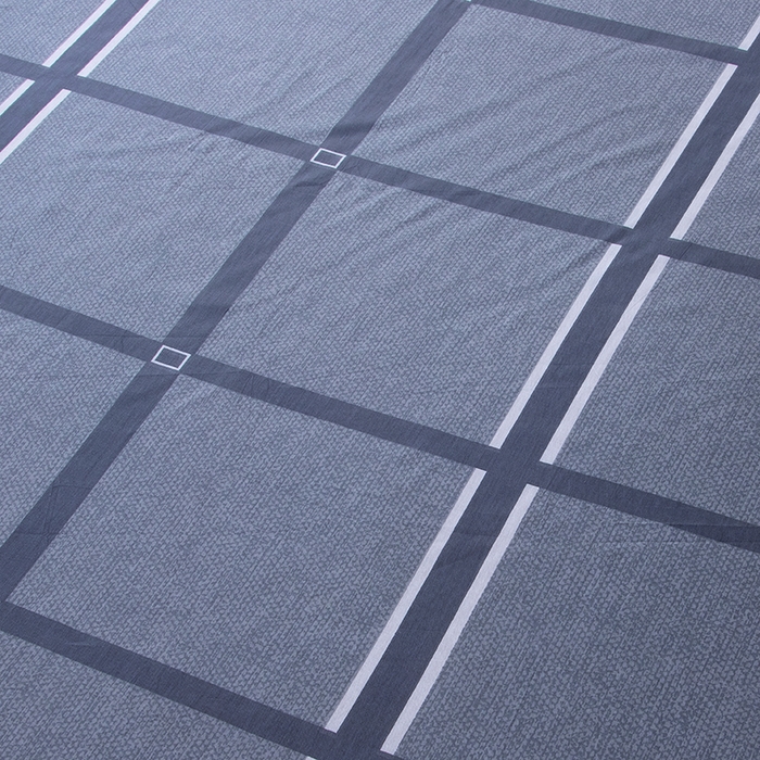 91家纺网 家纺一手货源 找家纺 茗婷家纺 2026新款纯棉学生宿舍上下铺床单款床笠款三件套四季款 简易时尚灰