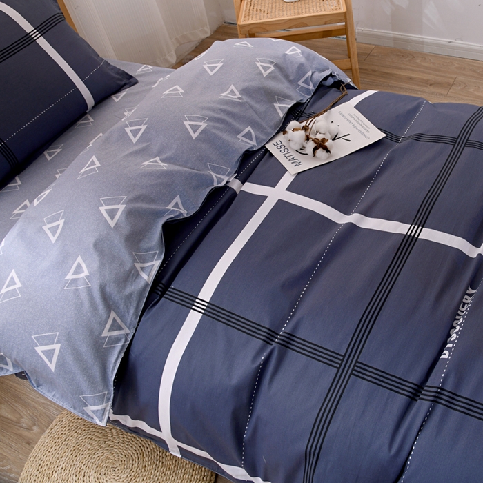 91家纺网 家纺一手货源 找家纺 茗婷家纺 2026新款纯棉学生宿舍上下铺床单款床笠款三件套四季款 时尚格