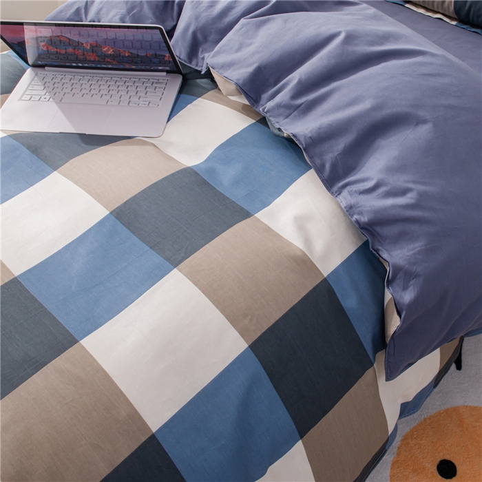 91家纺网 家纺一手货源 找家纺 茗婷家纺 2026新款纯棉学生宿舍上下铺床单款床笠款三件套四季款 雅格