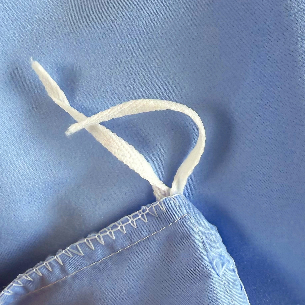 91家纺网 家纺一手货源 找家纺 茗婷家纺 2026新款纯棉学生宿舍上下铺床单款床笠款三件套四季款 海盐蓝