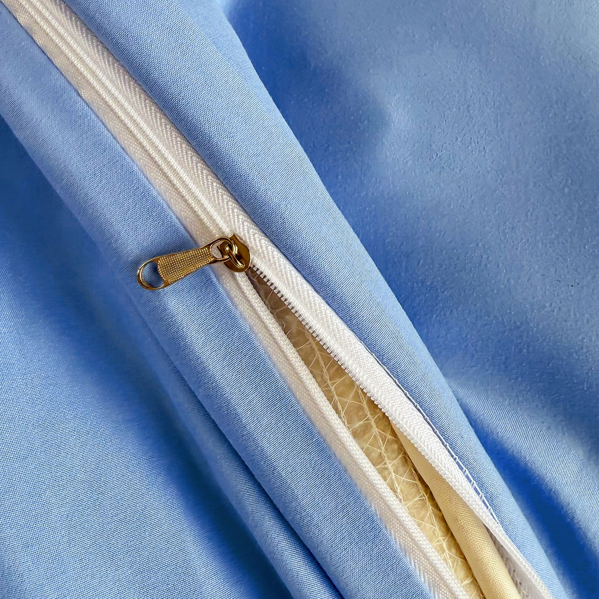 91家纺网 家纺一手货源 找家纺 茗婷家纺 2026新款纯棉学生宿舍上下铺床单款床笠款三件套四季款 海盐蓝