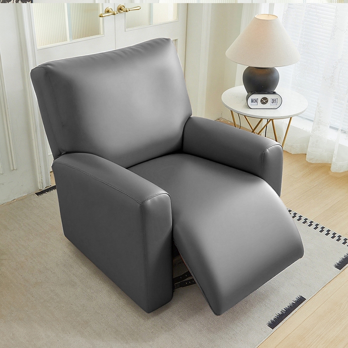 91家纺网 家纺一手货源 找家纺 逐日沙发套 2026新款三防皮革芝华仕沙发套 高贵灰