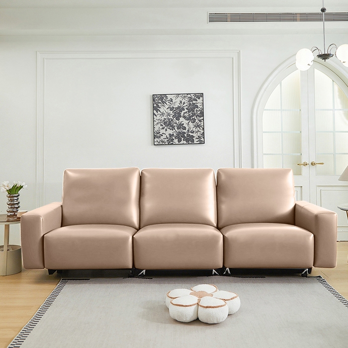 91家纺网 家纺一手货源 找家纺 逐日沙发套 2026新款三防皮革芝华仕沙发套 卡其