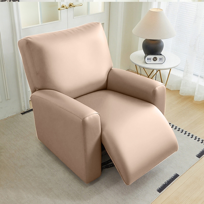 91家纺网 家纺一手货源 找家纺 逐日沙发套 2026新款三防皮革芝华仕沙发套 卡其