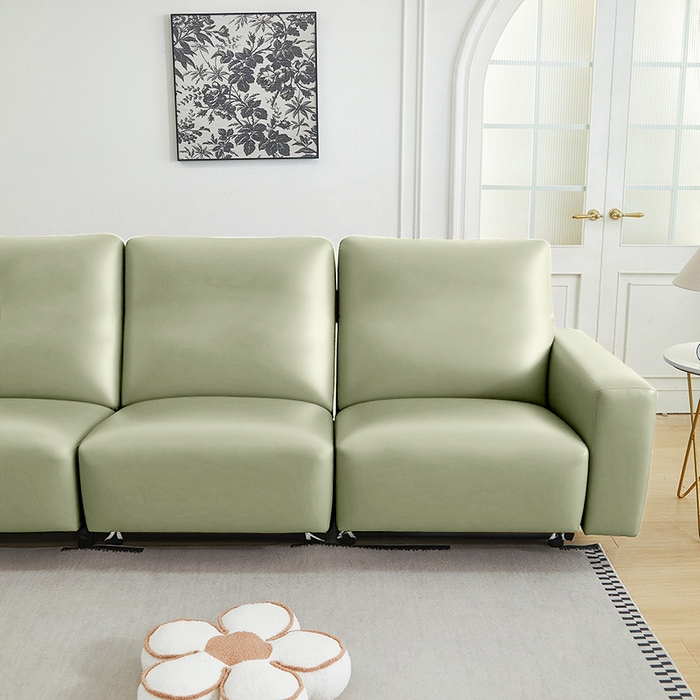 91家纺网 家纺一手货源 找家纺 逐日沙发套 2026新款三防皮革芝华仕沙发套 抹茶