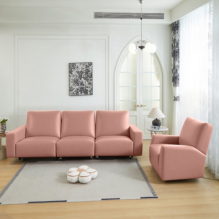 91家纺网 家纺一手货源 找家纺 逐日沙发套 2026新款三防皮革芝华仕沙发套 皮粉