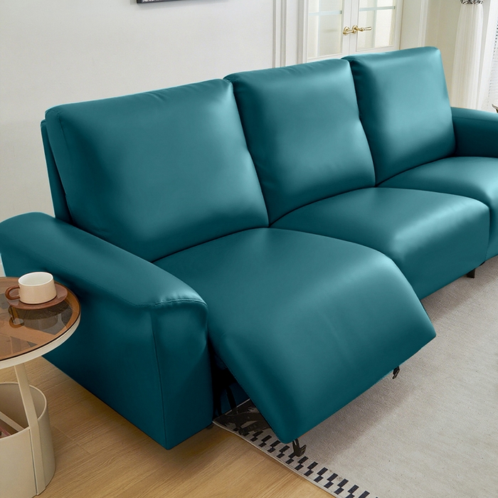 91家纺网 家纺一手货源 找家纺 逐日沙发套 2026新款三防皮革芝华仕沙发套 青蓝