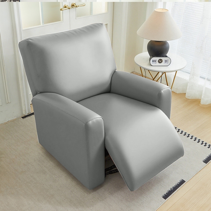 91家纺网 家纺一手货源 找家纺 逐日沙发套 2026新款三防皮革芝华仕沙发套 银灰