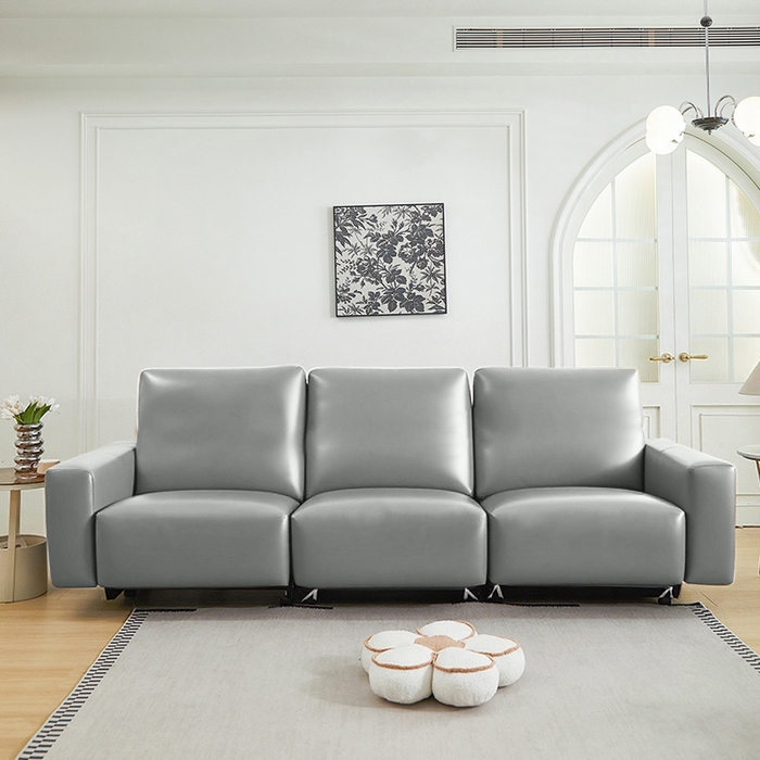 91家纺网 家纺一手货源 找家纺 逐日沙发套 2026新款三防皮革芝华仕沙发套 银灰