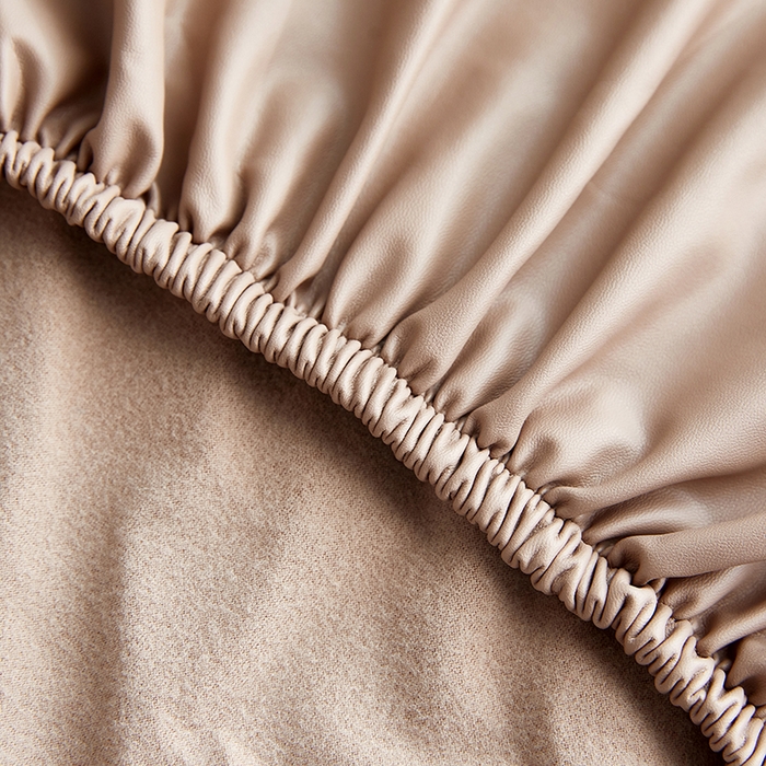 91家纺网 家纺一手货源 找家纺 逐日沙发套 2026新款三防皮革芝华仕沙发套 卡其