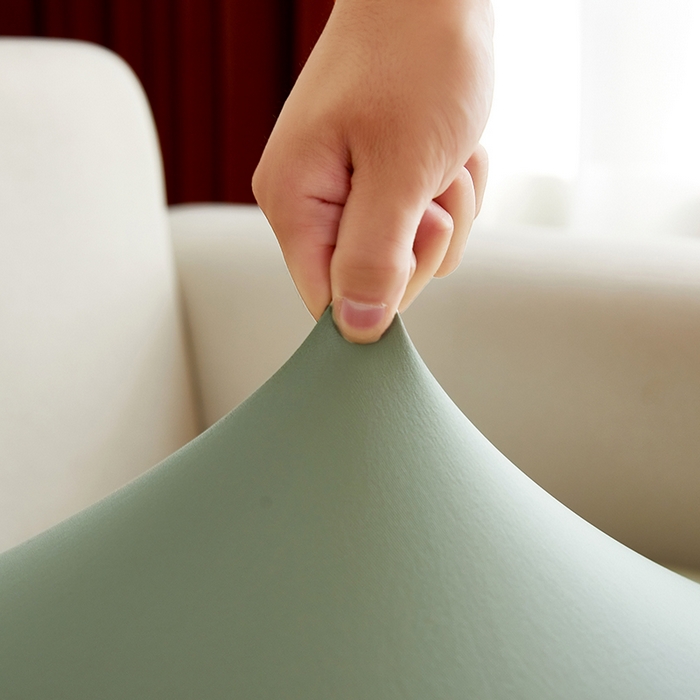 91家纺网 家纺一手货源 找家纺 逐日沙发套 2026新款三防皮革芝华仕沙发套 抹茶