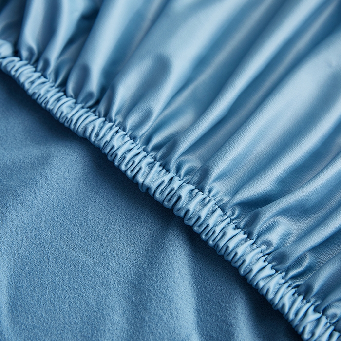 91家纺网 家纺一手货源 找家纺 逐日沙发套 2026新款三防皮革芝华仕沙发套 雾霾蓝