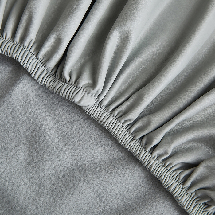 91家纺网 家纺一手货源 找家纺 逐日沙发套 2026新款三防皮革芝华仕沙发套 银灰