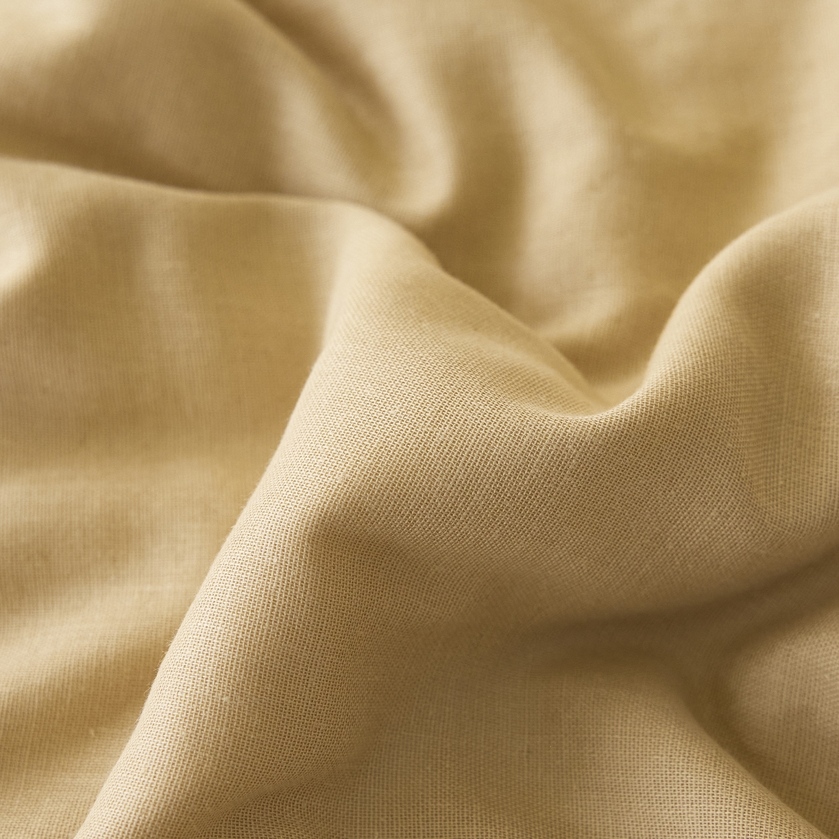 91家纺网 家纺一手货源 找家纺 莱宁被业 2026新款冰纱系列全棉双层纱锦氨凉感丝夏被 拿铁冰纱