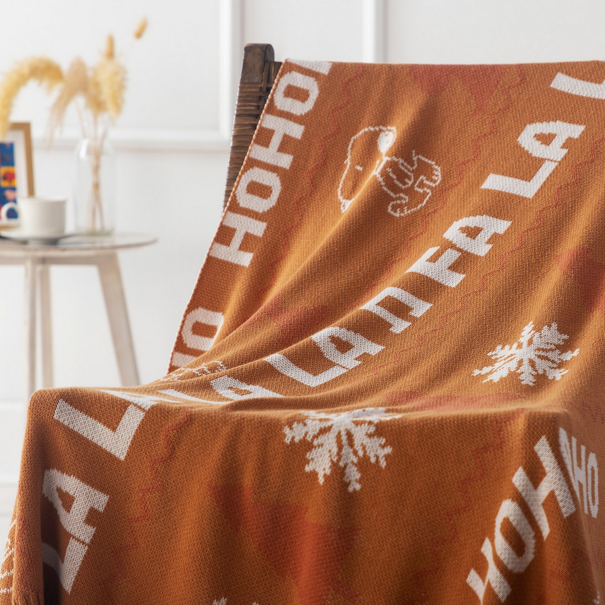 91家纺网 家纺一手货源 找家纺 苏艺针织史努比SNOOPY正版授权独家全棉针织多功能盖毯终端控价 史努比-红棕暖冬